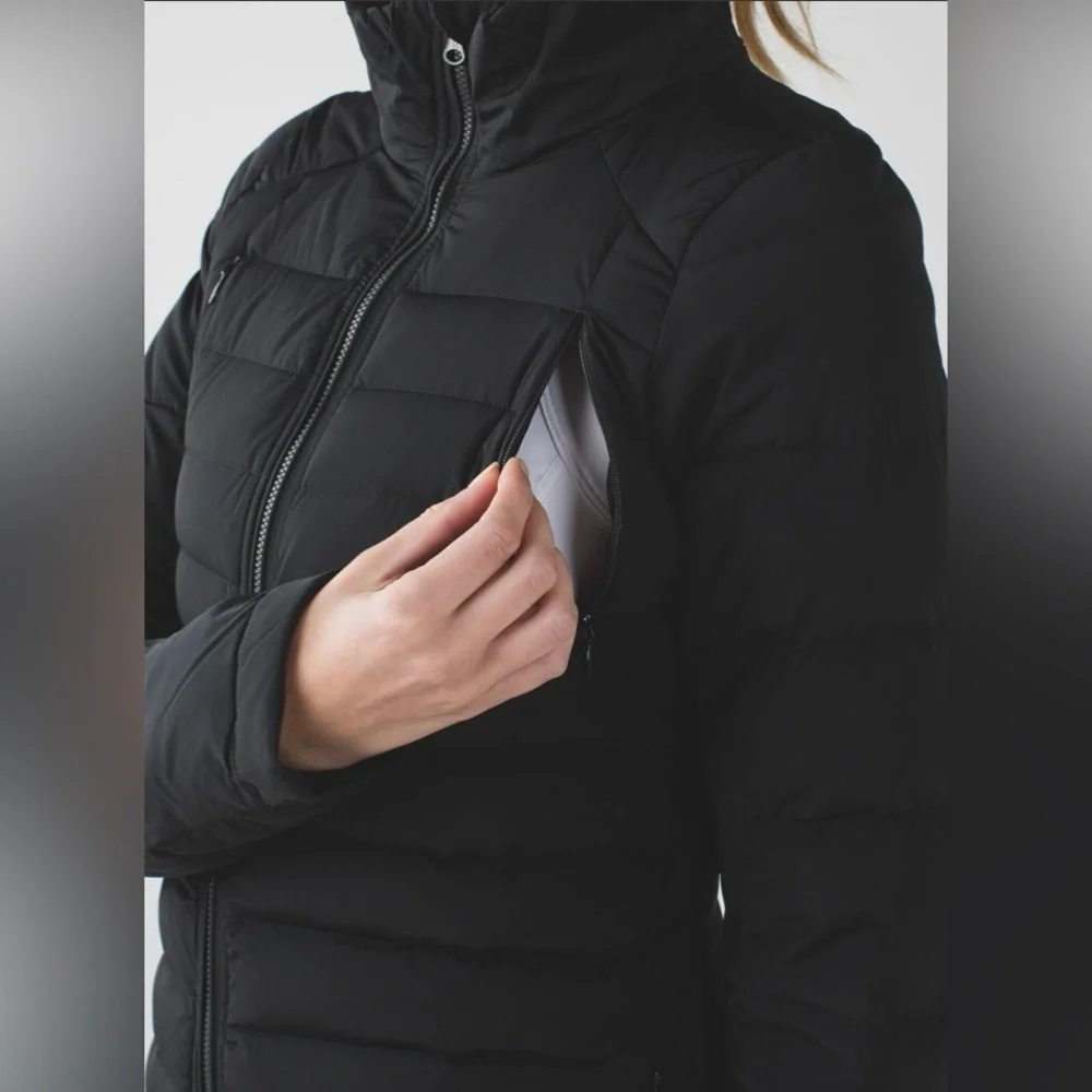 Lululemon Fluffed Up Jacket  Black EUC - Picture 5 of 12